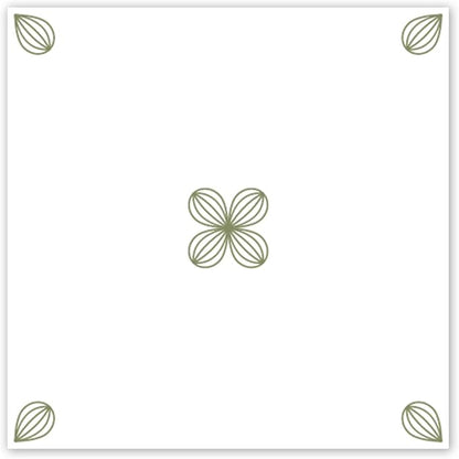 Peel & Stick Tile Stickers 12 PCS Self Adhesive Backsplash Decorative Wall Stickers for Kitchen Bathroom Tile Decals Waterproof & Removable 6" x 6" (Light Green)