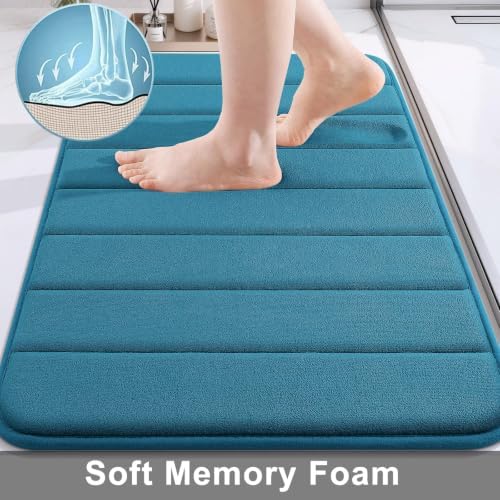 Buganda Memory Foam Bath Mat 31.5 x 20, Ultra Soft Absorbent Bathroom Rugs