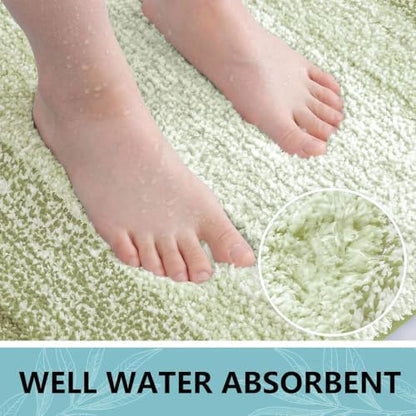 Arotive Microfiber Bathroom Rugs, Shaggy Soft Absorbent Bath Rug, 30x20