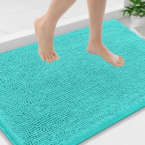 Smiry Bathroom Rugs 36X24, Luxury Chenille Extra Soft Absorbent Bath Mat