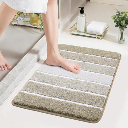 COSY HOMEER Bathroom Rugs 24x17, Ultra Soft Absorbent Bath Mat