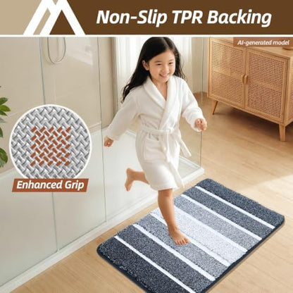 COSY HOMEER Bathroom Rugs 30x20, Ultra Soft Absorbent Bath Mat