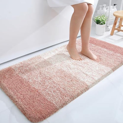 OLANLY Large Bathroom Rugs 50x30, Extra Soft Absorbent Microfiber Bath Rugs