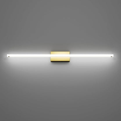 48inch Gold LED Bathroom Vanity Light Bar 40W Modern Bath Light Fixture Over Mirror Vanity Light Cool White 6000K
