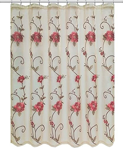 Zahari Home Larrisa Shower Hooks Set - Curtain Rings with Unique Design - 12 Resin Hooks for Customizing Your Shower Space