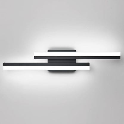 PRESDE 24 Inch LED Vanity Light Bar, Modern Black Bathroom Light Fixtures Over Mirror Dimmable