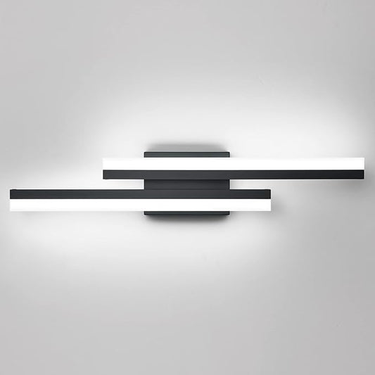 PRESDE 24 Inch LED Vanity Light Bar, Modern Black Bathroom Light Fixtures Over Mirror Dimmable
