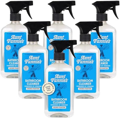 Aunt Fannie's Bathroom Cleaner Vinegar Spray, 16.9 oz, Pack of 6