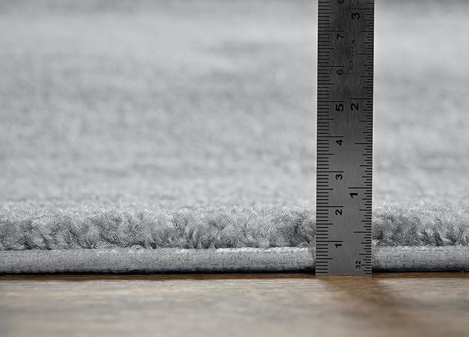 Garland Rug Traditional Nylon Washable Platinum Gray 30" X 50" Bath Rug - Soft, Absorbent, And Stylish for Your Bathroom