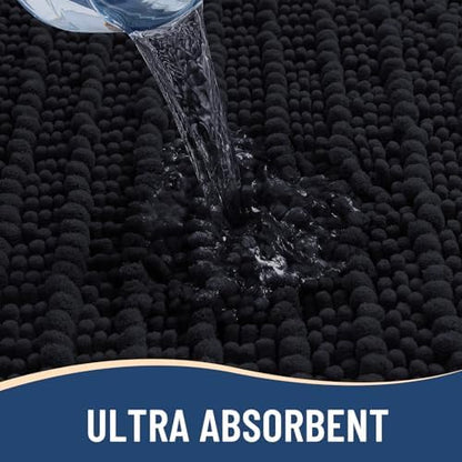 Arotive Round Bathroom Rugs 24x24, Soft Absorbent Chenille Shaggy Bath Mat