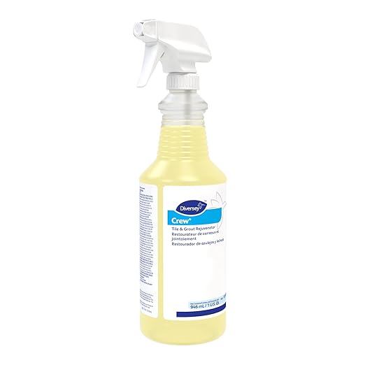 Diversey Crew Tile And Grout Rejuvenator, 32 Oz Spray Bottle, 12/carton