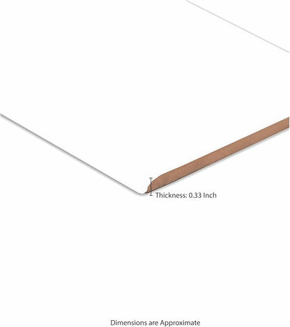 MSI White Glossy Bullnose 3 in. x 6 in. Glazed Ceramic Wall Tile for Bathroom, Kitchen Backsplash, Accent Wall Tile, and Shower Wall Tile