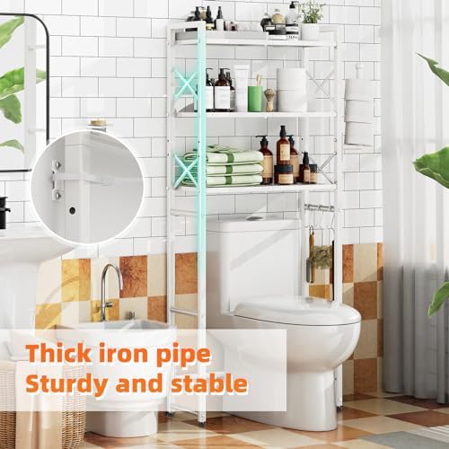 Simple Trending Over The Toilet Storage Rack, 62" H Bathroom Organizer