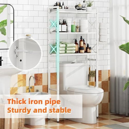Simple Trending Over The Toilet Storage Rack, 62" H Bathroom Organizer