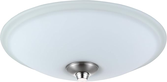 Good Housekeeping (81005) Spartan 70 CFM 2.0 Sones Decorative Bathroom Ventilation Exhaust Fan with Light (2 Finials Included)