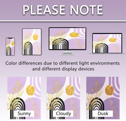 Light Purple Shower Curtain, 72x72 in, Mid Century Modern Girls