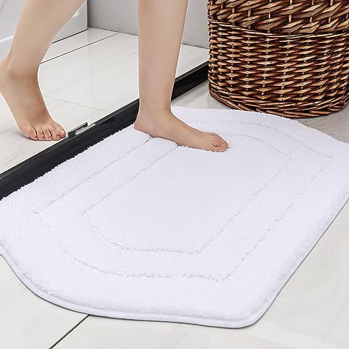 COSY HOMEER Non-Slip Bath Mat Extra Thick Absorbent Plush Washable
