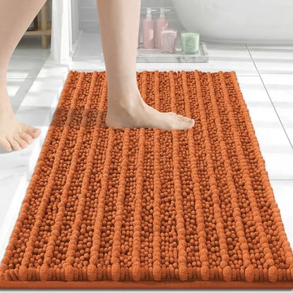 Arotive Bathroom Rugs Mat 30x17, Soft Absorbent Chenille Shaggy Bath Mat