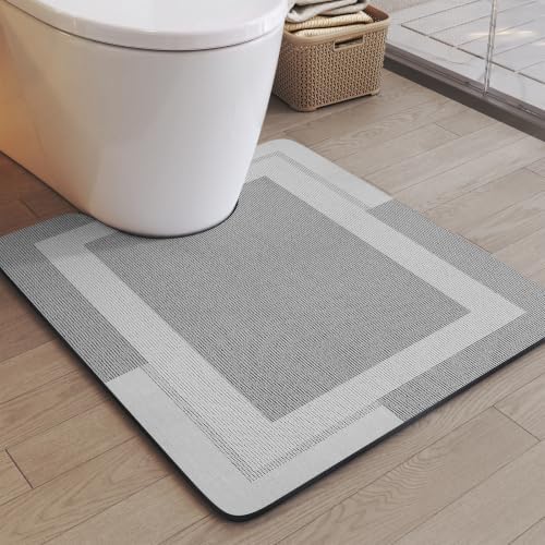 YDKGL Toilet Rugs U Shaped Non Slip Bath Mat Toilet Mats for Bathroom