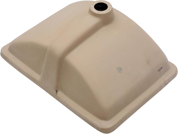 Sarlai Undermount Bathroom Sink - 21 x 15 inch Rectangular Vessel Sink Undermount Modern Ceramic Rectangle Vanity Sink Art Basin with Overflow, Interior Bowl Size 19-2/9" x 13-1/9"