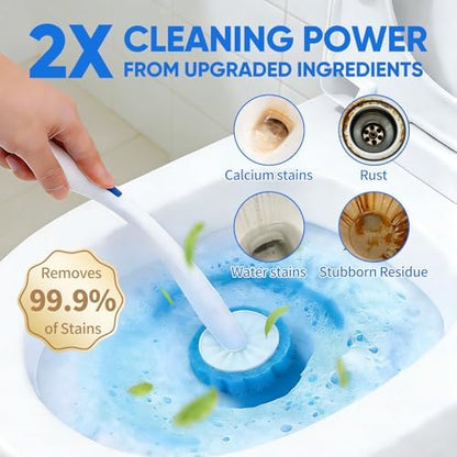100pcs Disposable Toilet Brush Head for Clorox Wand System