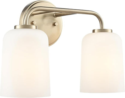 ML Lighting 214202-MG Laphia 14" Wide 2-Light Vanity - Modern Gold