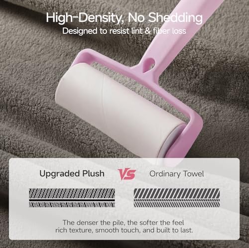 REDKISS Pack of 6 Towel Set - 2 Extra Large Bath, 2 Hand, 2 Washcloths, Ultra Soft & Highly Absorbent, Quicker to Dry, Brown Towels for Bathroom, Spa, Hotel, Gym