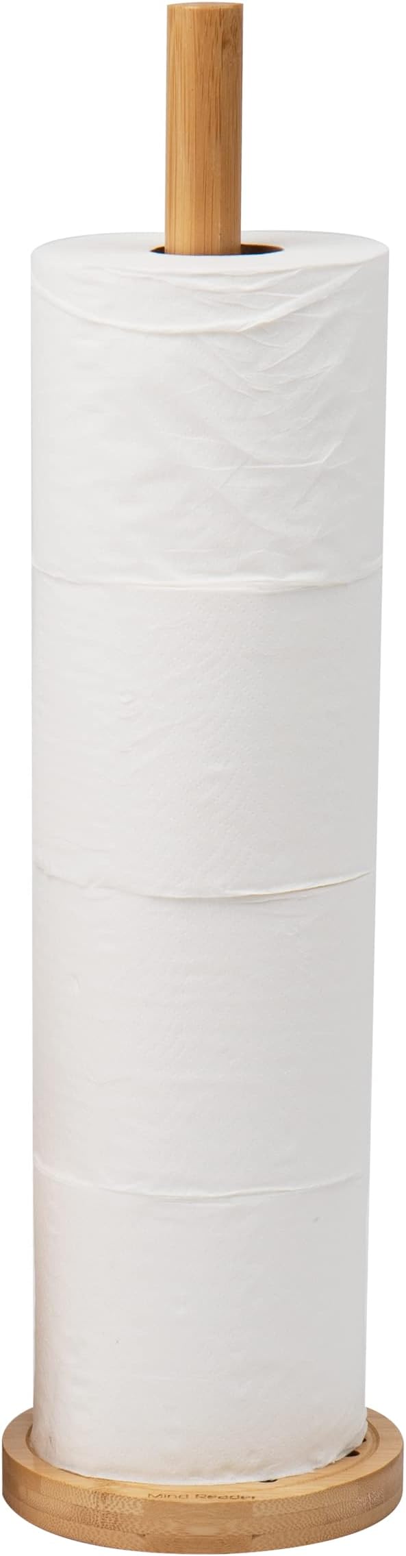 Mind Reader Tissue Box Cover and Toilet Paper Holder, Decor, Rayon from Bamboo, 5.5" L x 5.5" W x 5.5" H, 2 Piece Set, Brown
