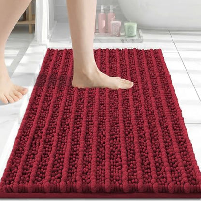 Arotive Bathroom Rugs Mat 24x16, Soft Absorbent Chenille Shaggy Bath Mat