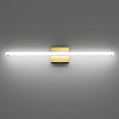 31.5inch Gold LED Bathroom Vanity Light Bar 24W Modern Bath Light Fixture Over Mirror Vanity Light Cool White 6000K