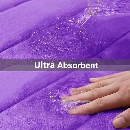 Buganda Memory Foam Bath Mat 30 x 20, Ultra Soft Absorbent Bathroom Rugs