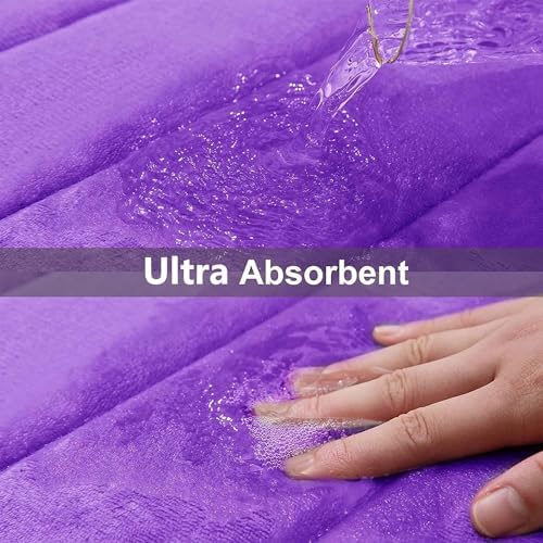 Buganda Memory Foam Bath Mat 60 x 24, Ultra Soft Absorbent Bathroom Rugs