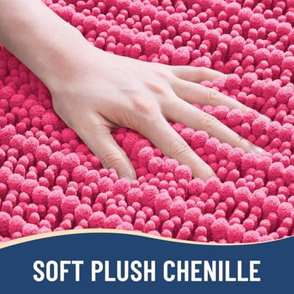 Arotive Bathroom Rugs Mat 36x24, Soft Absorbent Chenille Shaggy Bath Mat