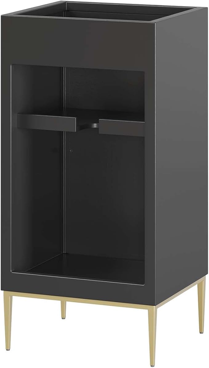 Modway Awaken Bathroom Vanity Cabinet, 18", Black