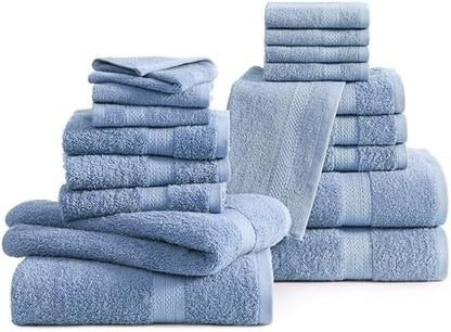 LANE LINEN Towel Set for Bathroom Soft Absorbent Quick Dry - Allure