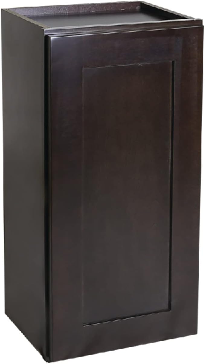 Design House Brookings Shaker Fully Assembled Wall Kitchen Cabinet W2136, 21 W x 12 D x 36 H, Brown, Solid Wood, Design House, 568998