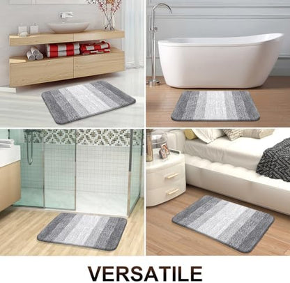 OLANLY Bathroom Runner Rug 59x24, Extra Soft Absorbent Microfiber Bath Rugs