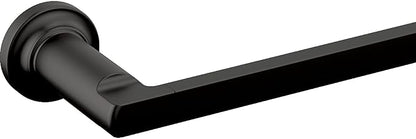 Delta Tetra (1-Pack) 18'' Towel Rack for Bathroom Matte Black Towel Bar for Bathroom Wall Towel Holder Rod Wall Mounted 78918-BL