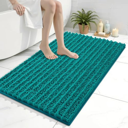 Arotive Bathroom Rugs Mat 36x24, Soft Absorbent Chenille Shaggy Bath Mat