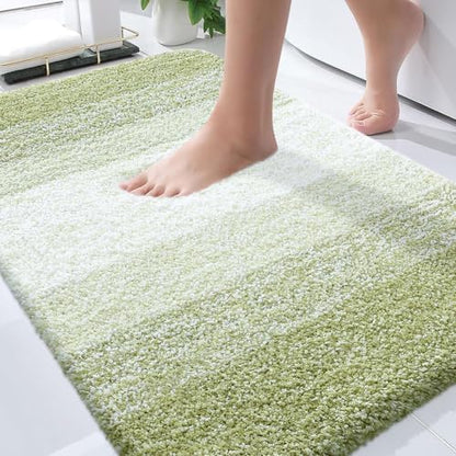 OLANLY Bathroom Rugs Mat 30x20, Extra Soft Absorbent Microfiber Bath Rugs