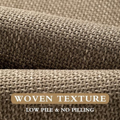 YIHOUSE Bathroom Rugs Thin Bath Mat Sets 2 Pieces Quick Dry,Brown