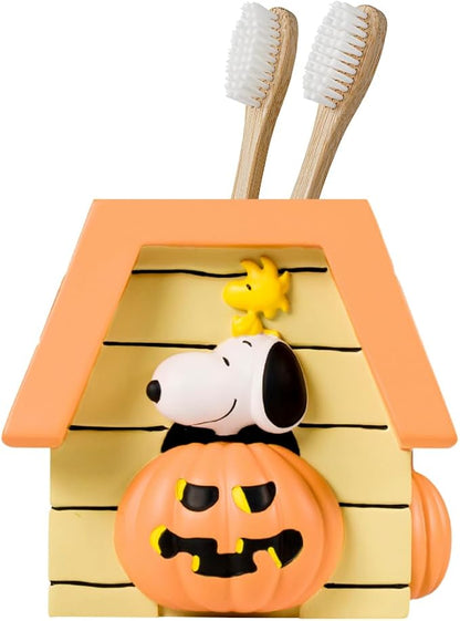 Peanuts Snoopy Toothbrush Holder - Makeup Brushes/Pens Tumbler, (Officially Licensed Product) by Franco