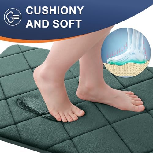 OLANLY Memory Foam Bath Mat 36x24, Ultra Soft and Absorbent Bathroom Rugs