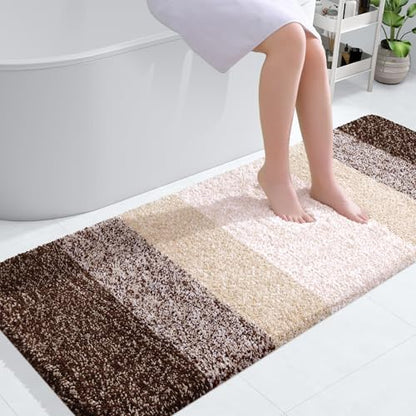 OLANLY Large Bathroom Rugs 50x30, Extra Soft Absorbent Microfiber Bath Rugs