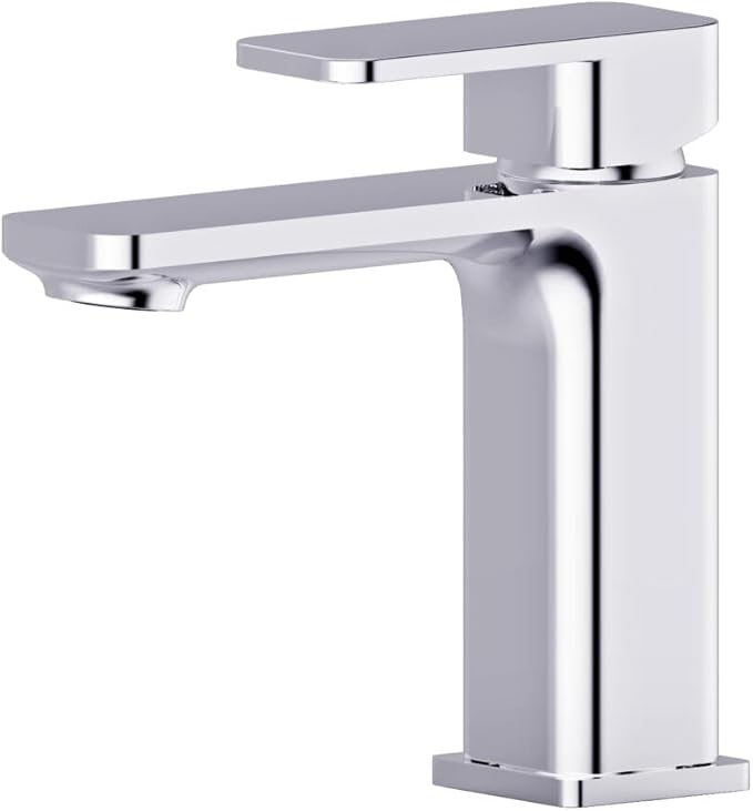 Bath Royale Pasha Luxury Bathroom Sink Faucet Single Control - All Metal, Easy Install, Polished Chrome