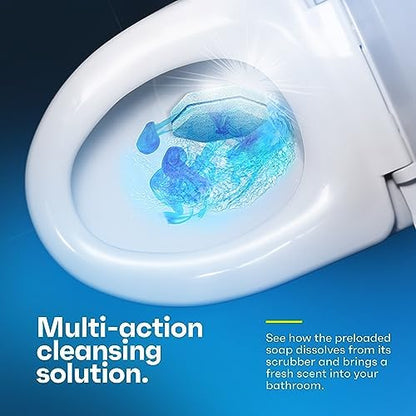 CleanGenius Disposable Prefilled Toilet Cleaning Scrubbers (60 Count)