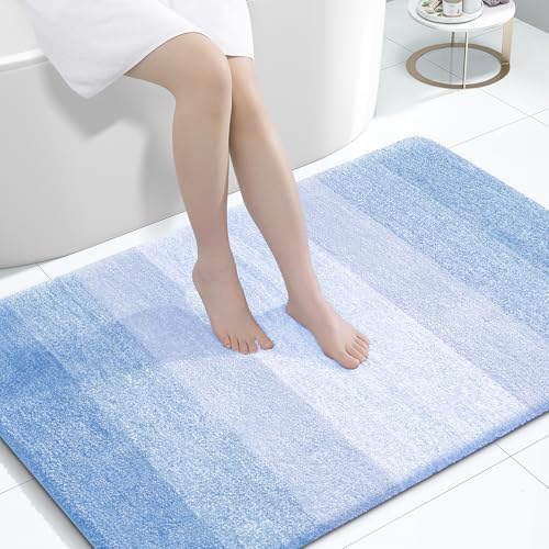 OLANLY Large Bathroom Rugs 60x40, Extra Soft Absorbent Microfiber Bath Rugs