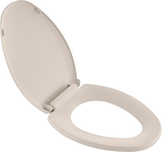 American Standard 5257A65MT.222 Cardiff Slow-Close Elongated Front Toilet Seat, Linen
