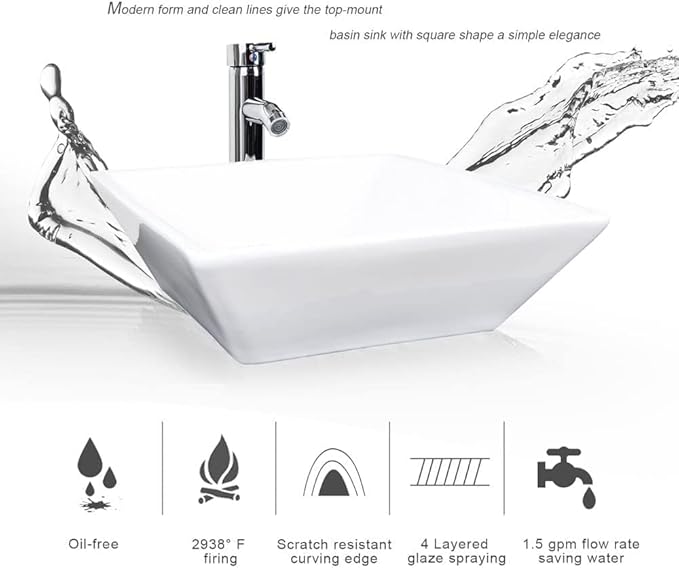 UEV 36" Antique Bathroom Vanity, Dark Brown Bathroom Vanity Set with Sink and 3 Drawers Side Cabinet Combo, Iron Wood Bathroom Cabinet with Adjustable Water Temperature Faucet (A07)