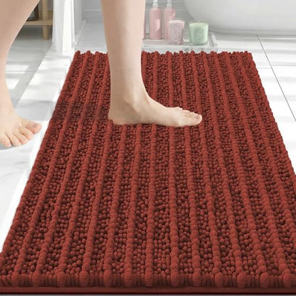 Arotive Bathroom Rugs Mat 30x20, Soft Absorbent Chenille Shaggy Bath Mat